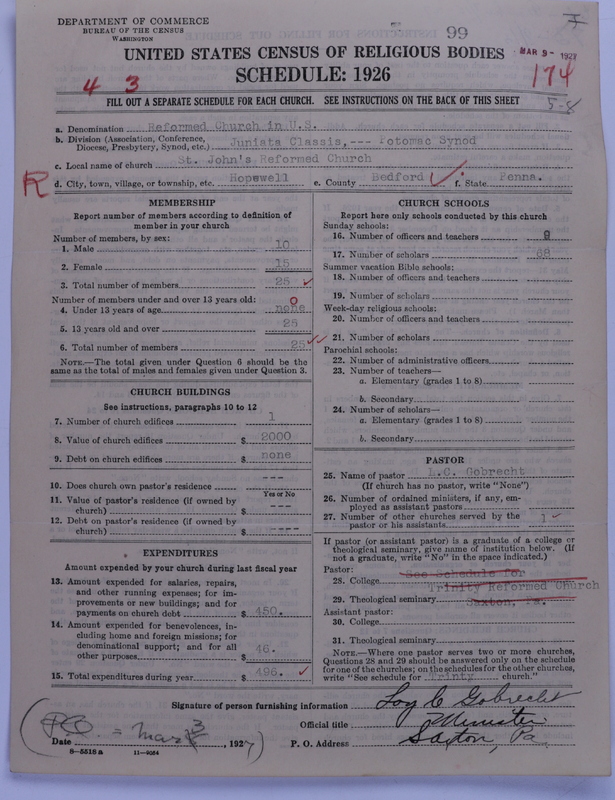 Scan of Reformed Church in the United States: 99