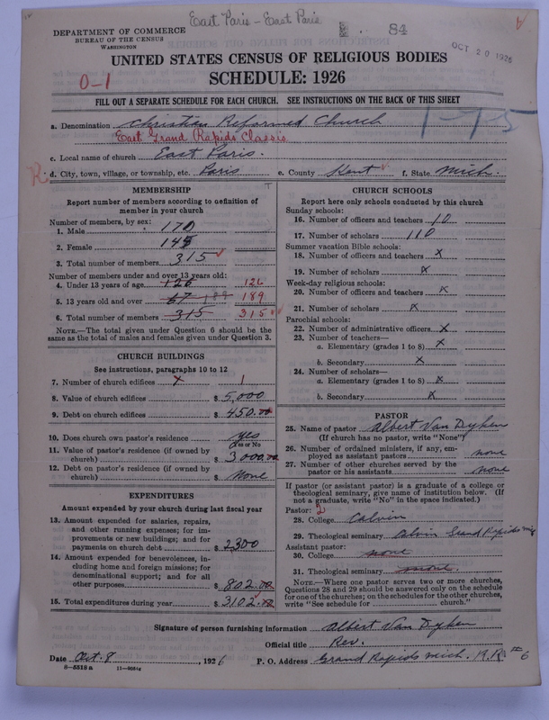 Scan of Christian Reformed Church: 84