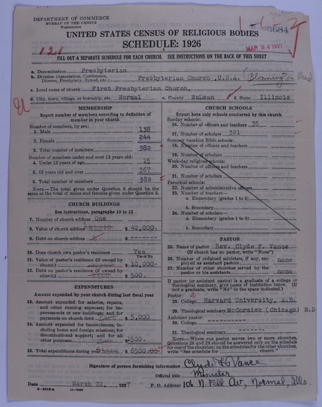 Scan of Presbyterian Church in the United States of America: 3684