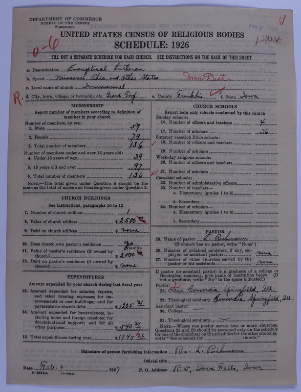 Scan of Evangelical Lutheran Synodical Conference of America: Evangelical Lutheran Synod of Missouri, Ohio, and Other States: 2057