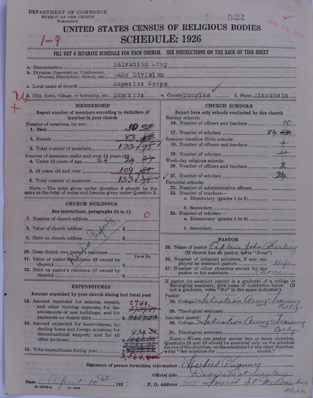 Scan of Salvation Army: 522