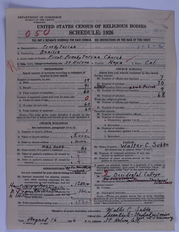 Scan of Presbyterian Church in the United States of America: 8760