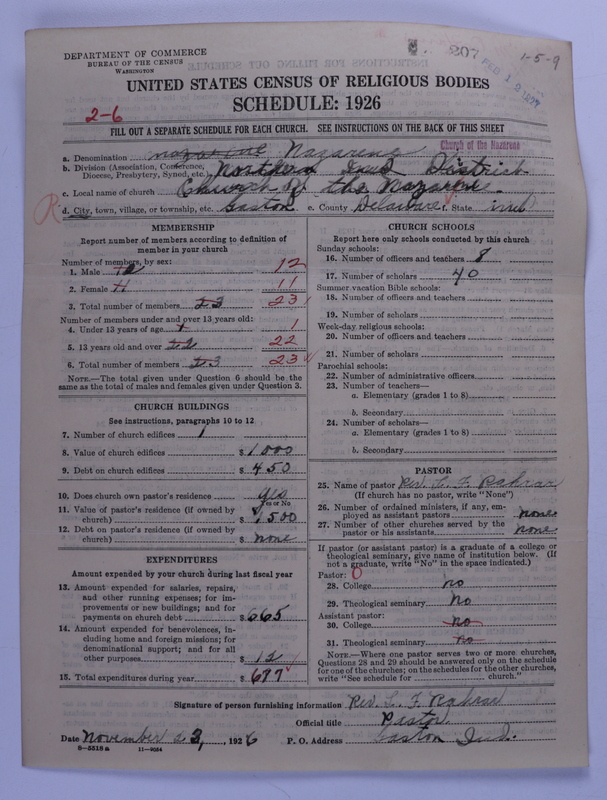 Scan of Church of the Nazarene: 207