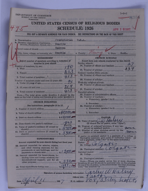 Scan of Presbyterian Church in the United States of America: 8304