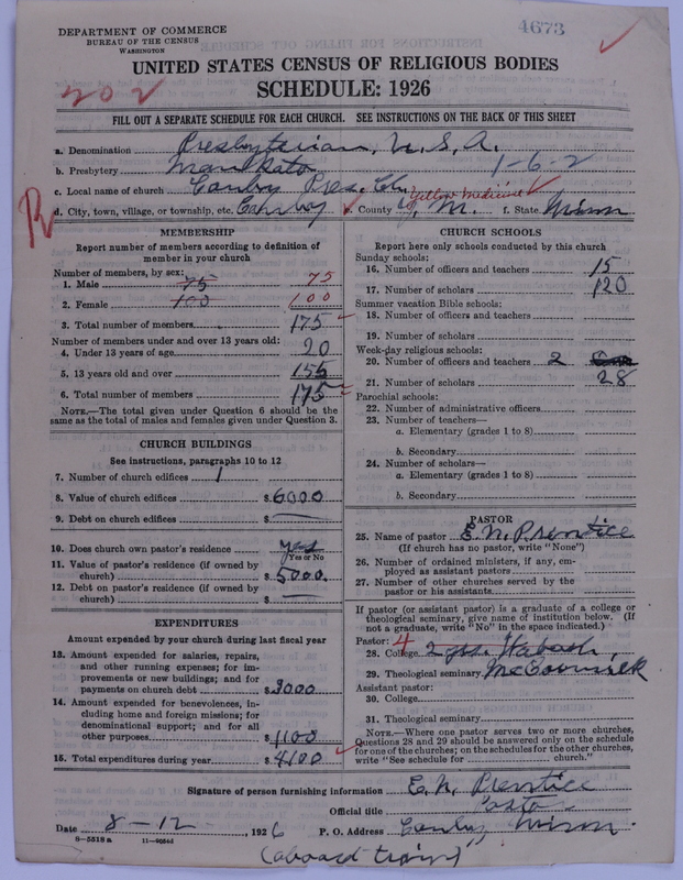 Scan of Presbyterian Church in the United States of America: 4673