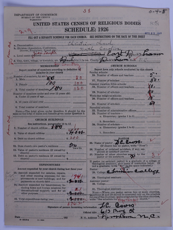 Scan of Christian Church (General Convention of the Christian Church): 838