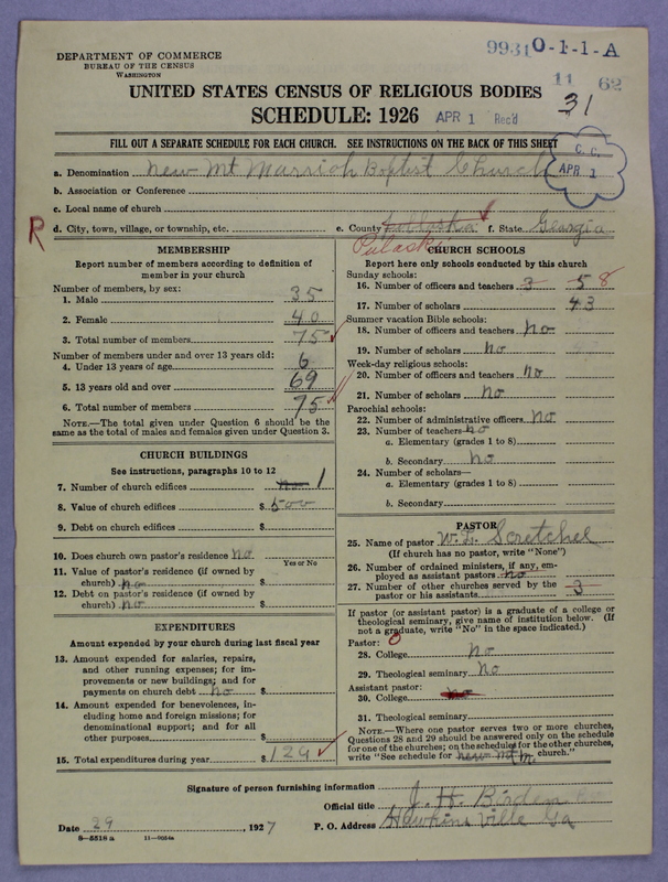 Scan of Negro Baptists: 9931