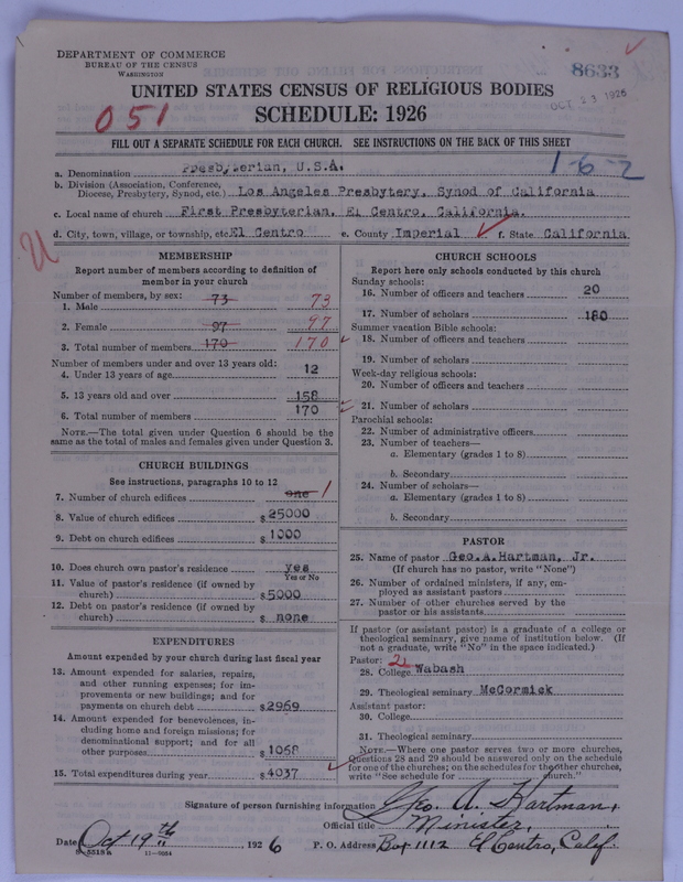 Scan of Presbyterian Church in the United States of America: 8633