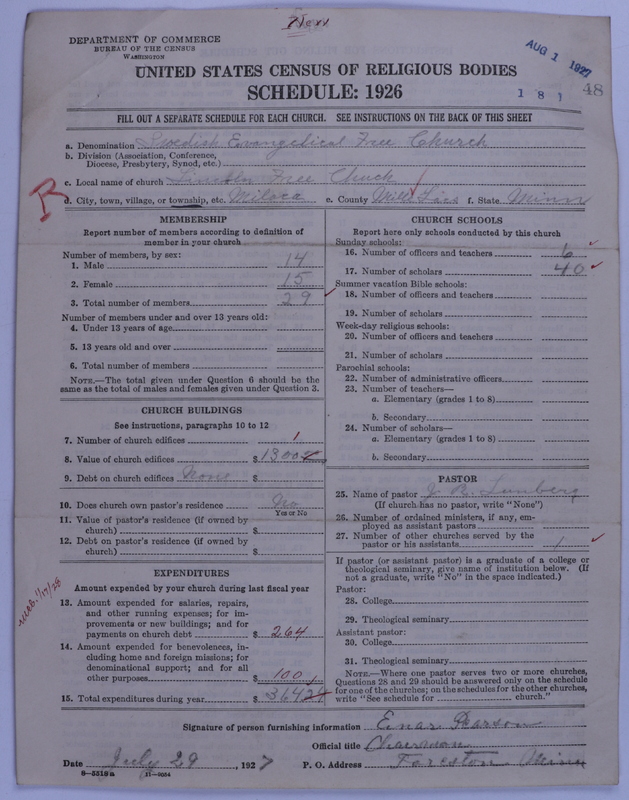 Scan of Swedish Evangelical Free Church of the United States of America: 48