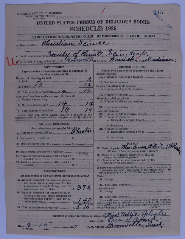 Scan of Church of Christ, Scientist: 615