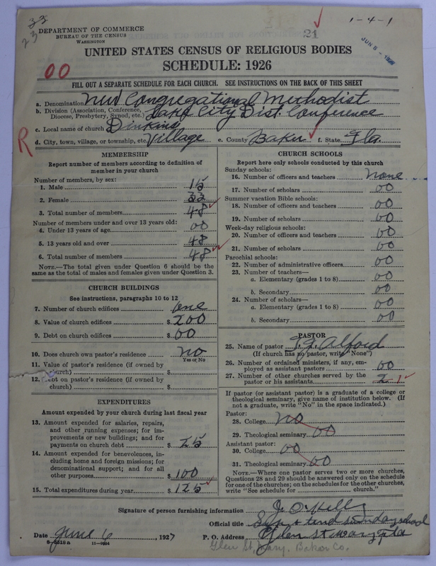 Scan of New Congregational Methodist Church: 21