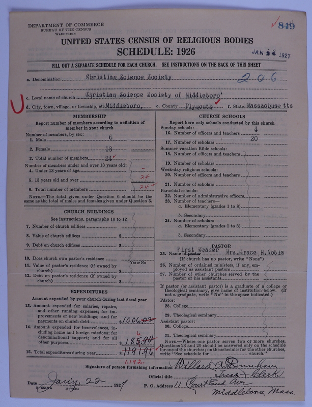 Scan of Church of Christ, Scientist: 849
