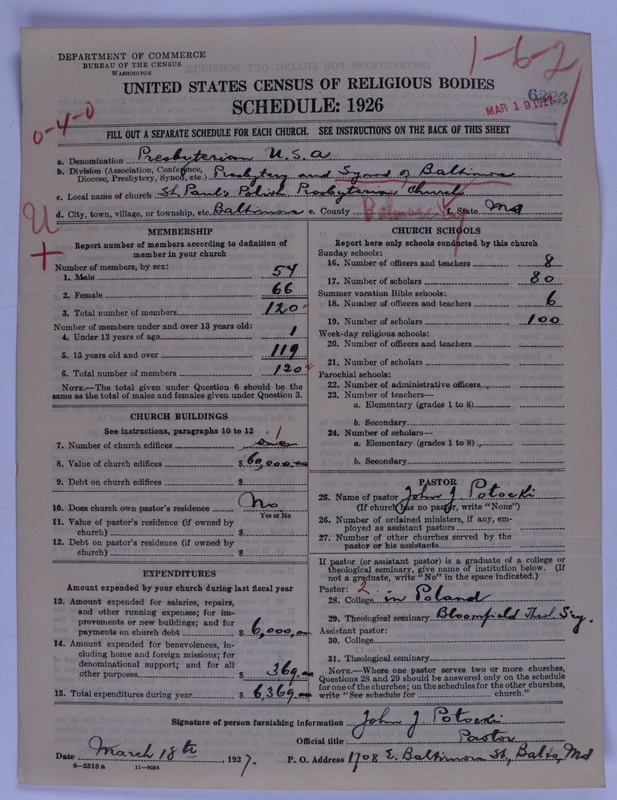 Scan of Presbyterian Church in the United States of America: 6223