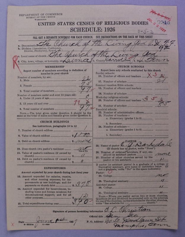 Scan of Church of the Living God, Christian Workers for Fellowship: 40