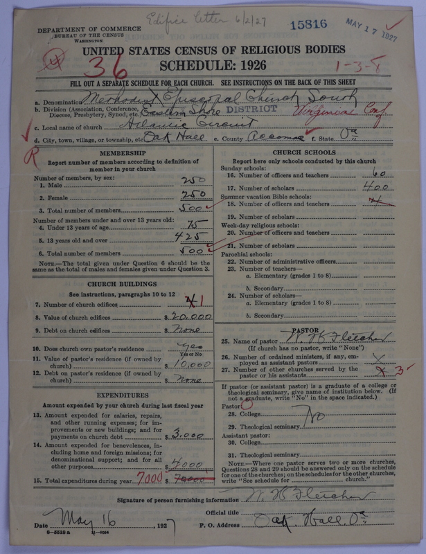 Scan of Methodist Episcopal Church, South: 15816