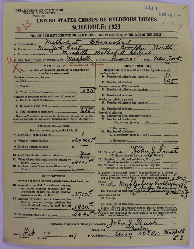 Scan of Methodist Episcopal Church: 2414