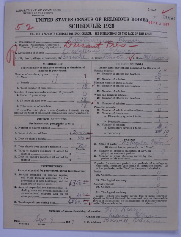 Scan of Presbyterian Church in the United States: 3056