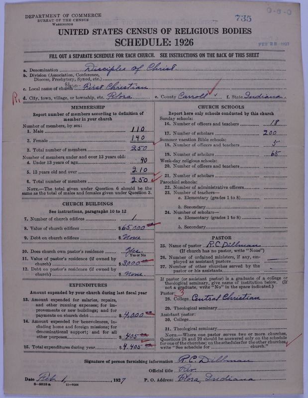 Scan of Disciples of Christ: 735