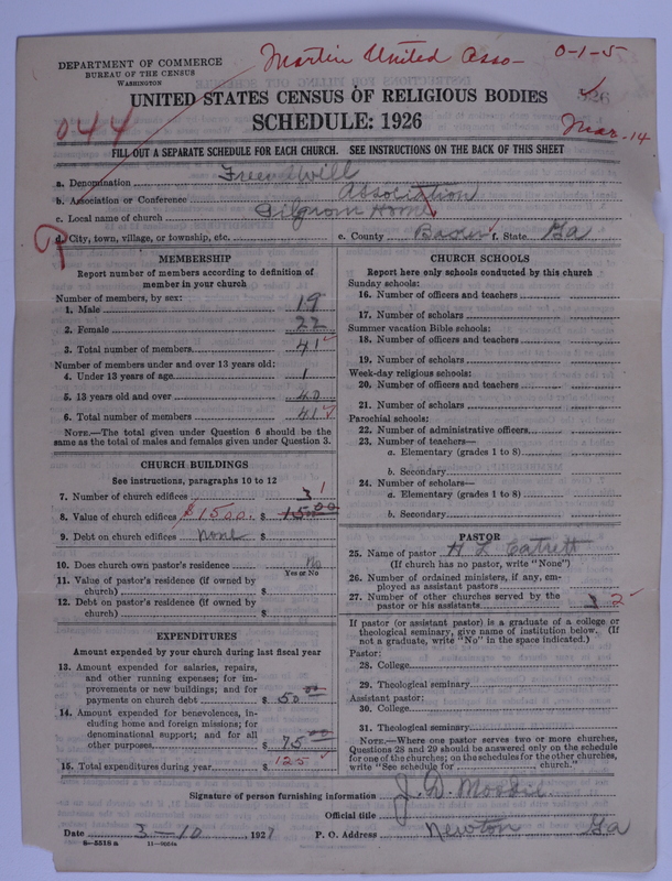 Scan of Free Will Baptists: 526