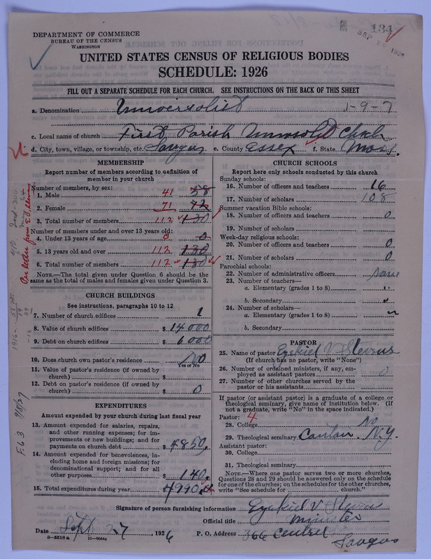 Scan of Universalist Church: 134