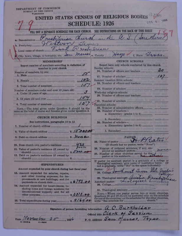 Scan of Presbyterian Church in the United States: 3256