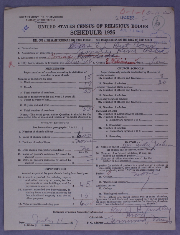 Scan of Negro Baptists: 6222