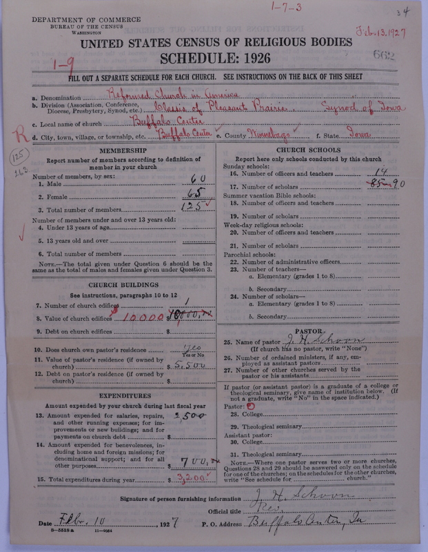 Scan of Reformed Church in America: 662