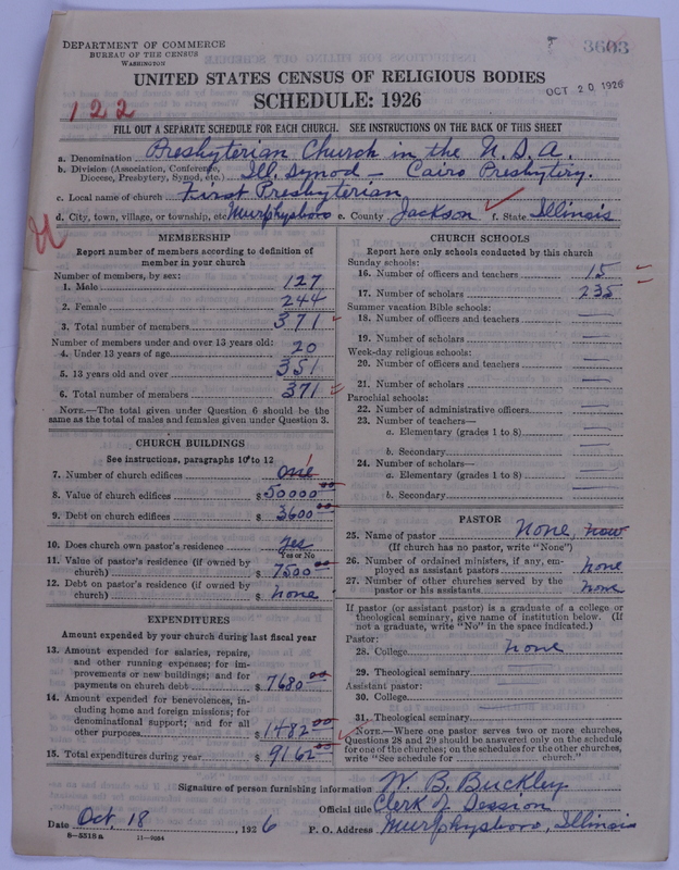 Scan of Presbyterian Church in the United States of America: 3603