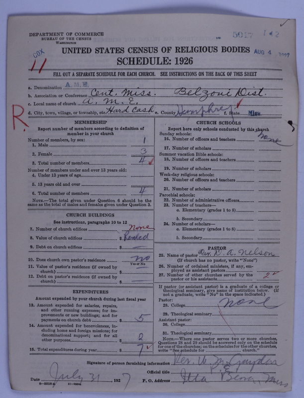 Scan of African Methodist Episcopal Church: 5017