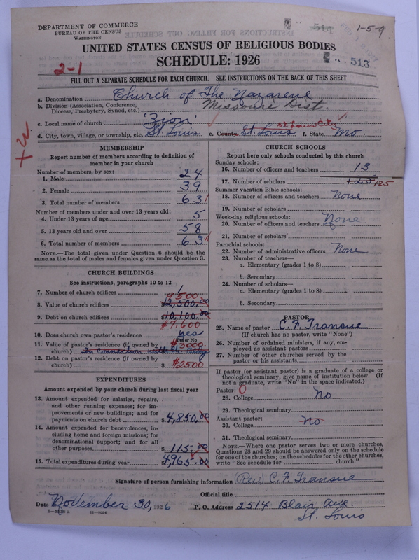 Scan of Church of the Nazarene: 513