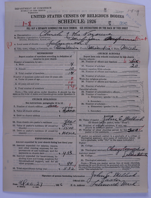 Scan of Church of the Nazarene: 396