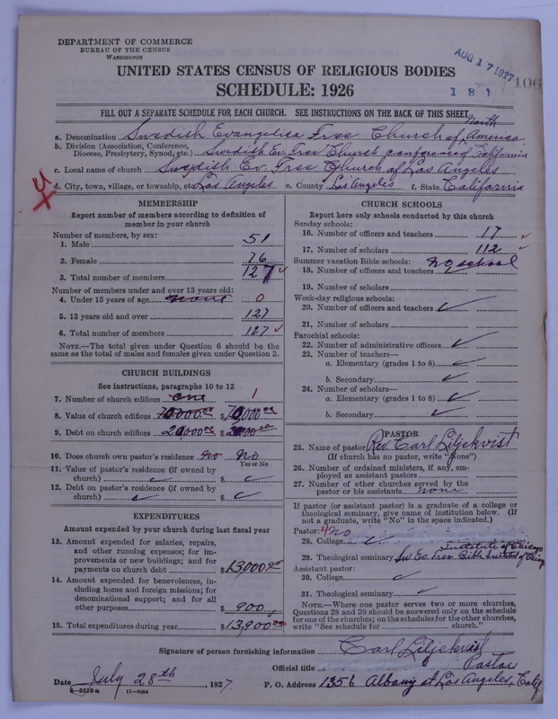 Scan of Swedish Evangelical Free Church of the United States of America: 106