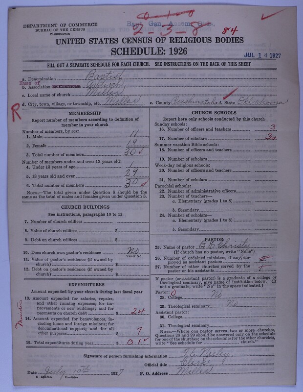 Scan of Missionary Baptist General Assembly of Oklahoma: 84