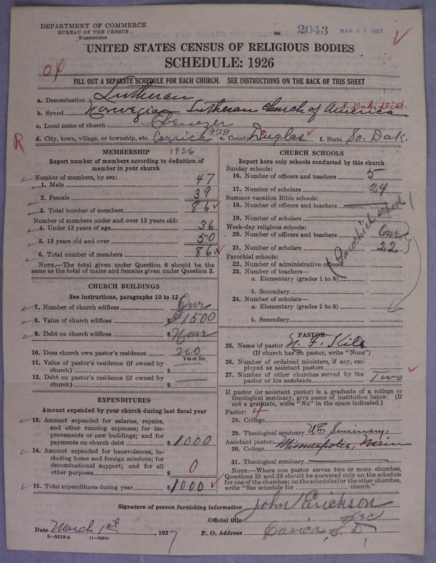 Scan of Norwegian Lutheran Church of America: 2043