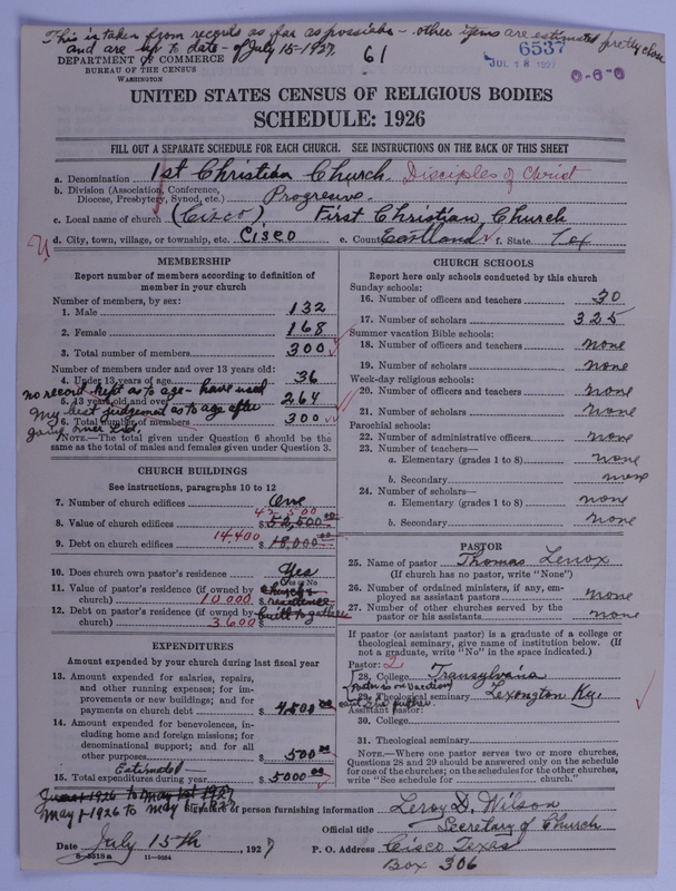 Scan of Disciples of Christ: 6537