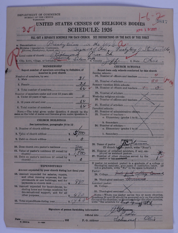 Scan of Presbyterian Church in the United States of America: 2817