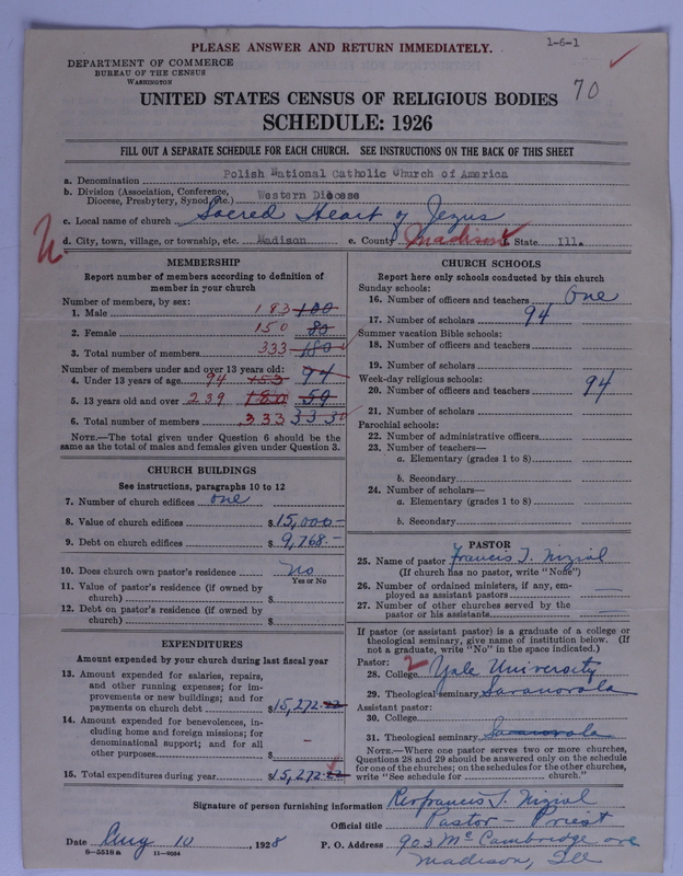Scan of Polish National Catholic Church of America: 70