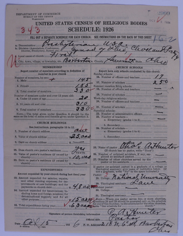 Scan of Presbyterian Church in the United States of America: 2999