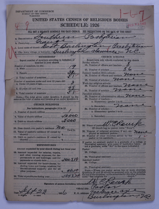 Scan of Presbyterian Church in the United States: 725