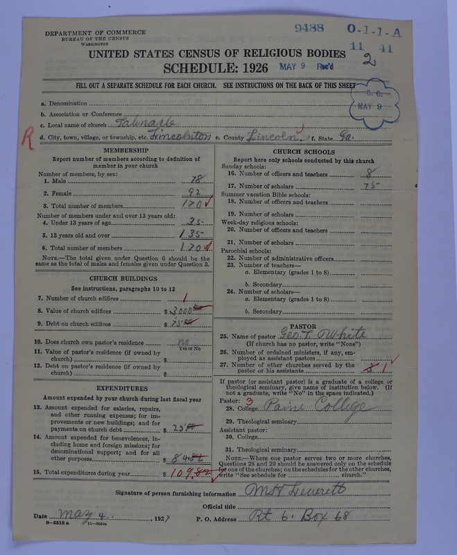 Scan of Negro Baptists: 9488