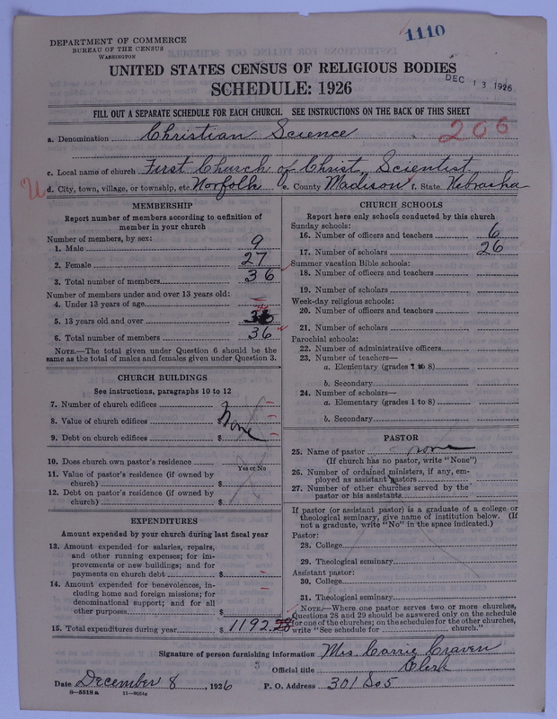 Scan of Church of Christ, Scientist: 1110