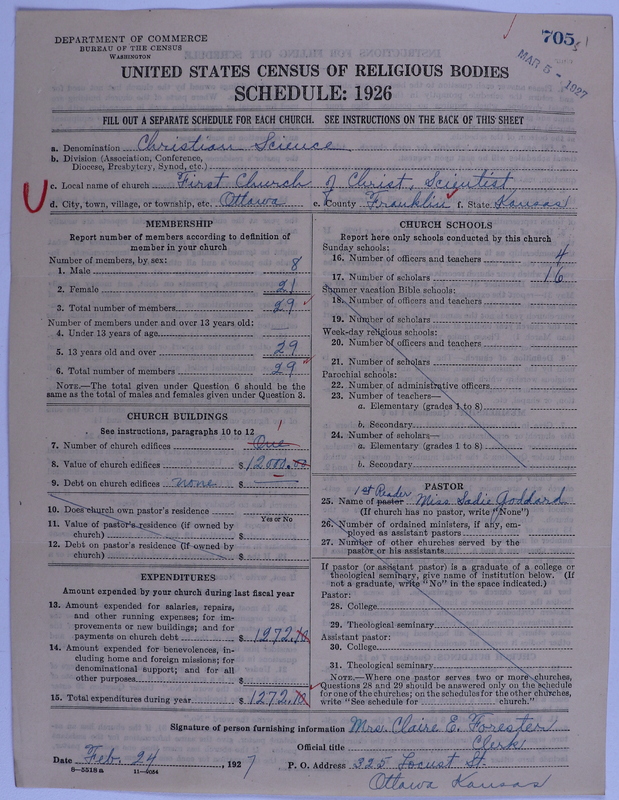 Scan of Church of Christ, Scientist: 705