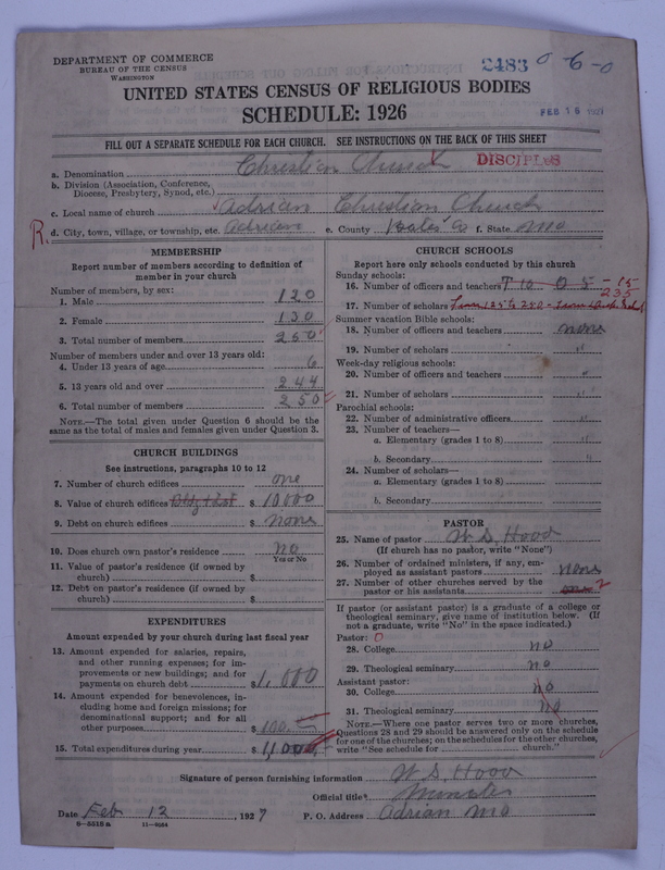 Scan of Disciples of Christ: 2483
