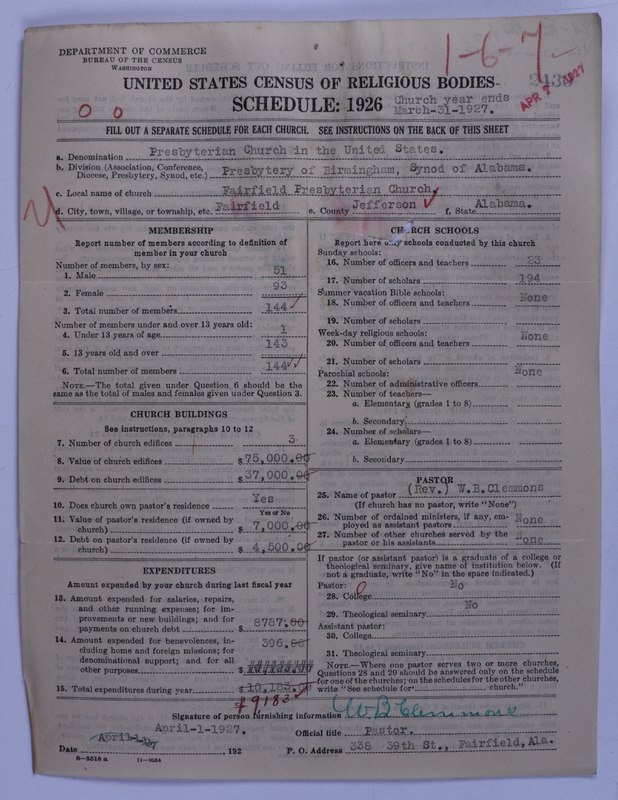 Scan of Presbyterian Church in the United States: 2430