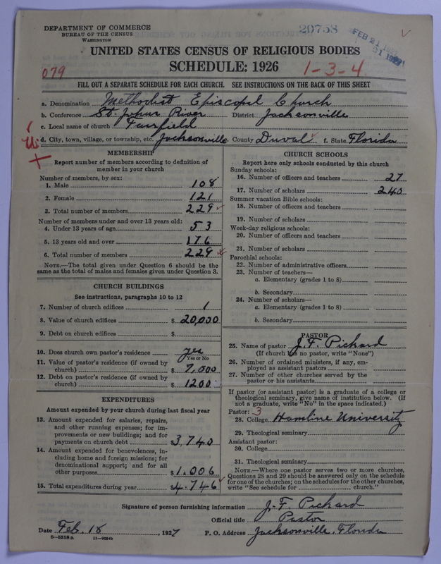 Scan of Methodist Episcopal Church: 20758