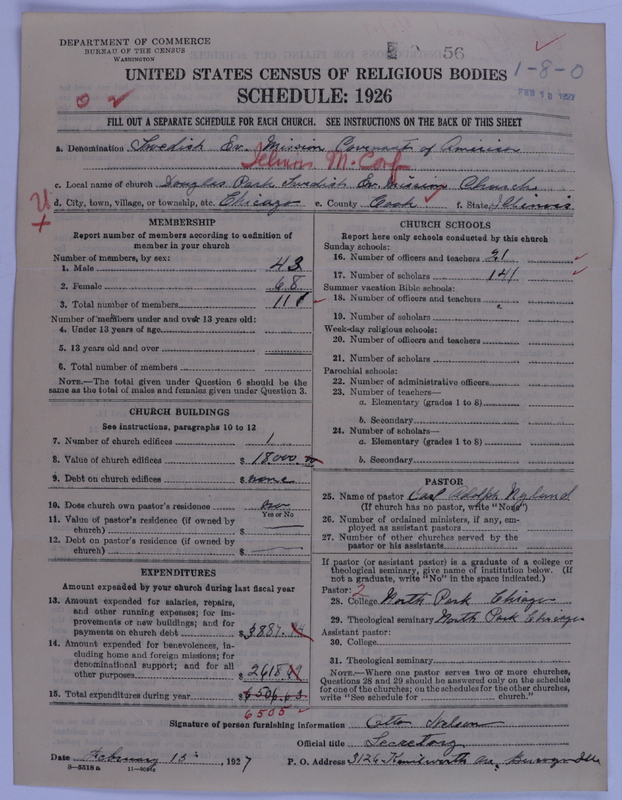 Scan of Swedish Evangelical Mission Covenant of America: 56