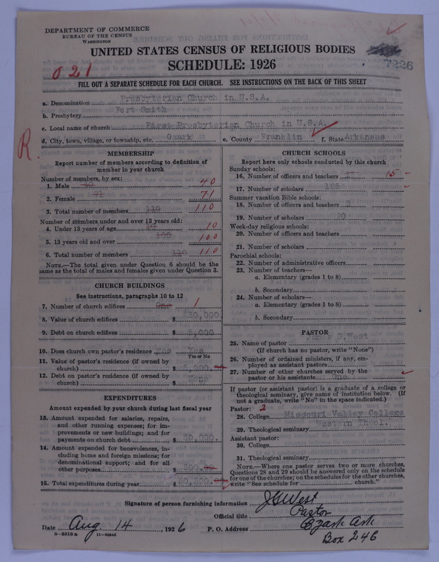 Scan of Presbyterian Church in the United States of America: 7226