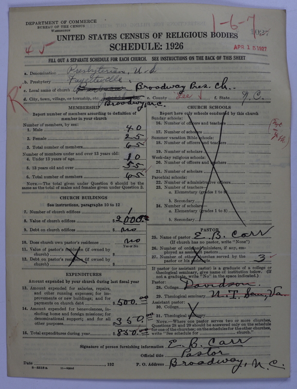 Scan of Presbyterian Church in the United States: 1027