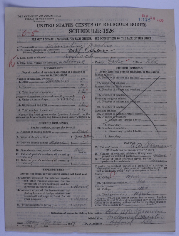 Scan of Primitive Baptists: 1348