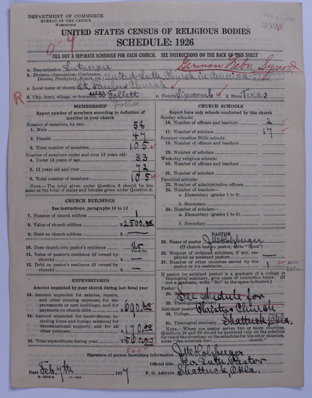 Scan of United Lutheran Church in America: 3525